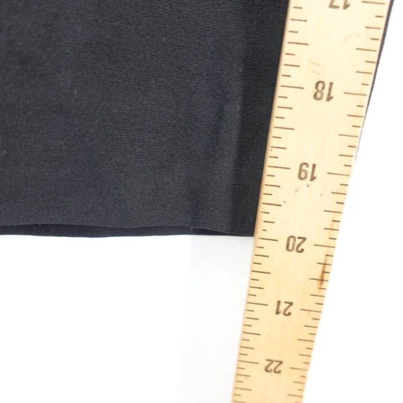 Womens Skirt Size 6 Black Wool Mini Straight Pencil Stretch Casual Petite CINTAS - Picture 4 of 8